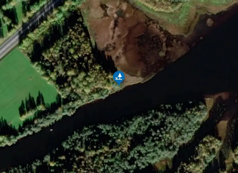 Satellitbild över Moälven