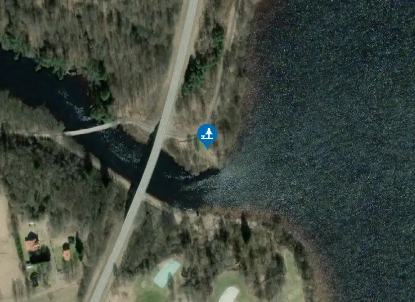 Satellitbild över Rådasjön - Årosälven