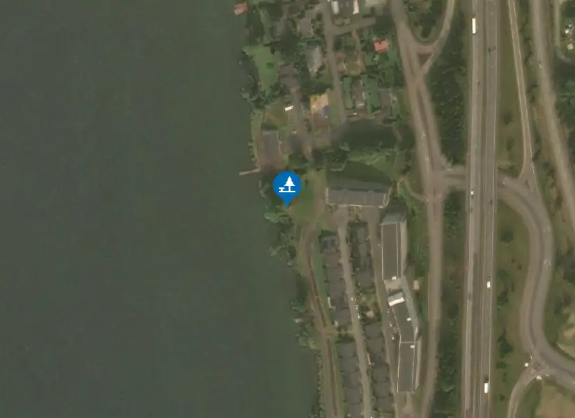 Satellitbild över Huskvarna
