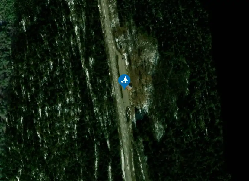 Satellitbild över Tossebergsklätten