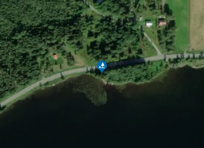Satellitbild över Ottsjön