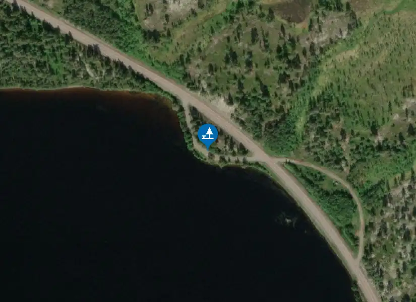 Satellitbild över Flötningssjön
