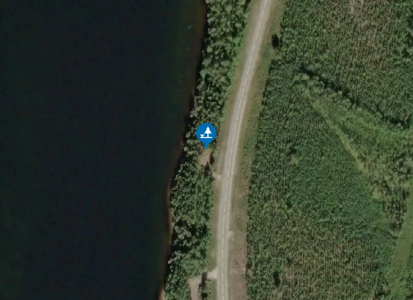 Satellitbild över Umeälven