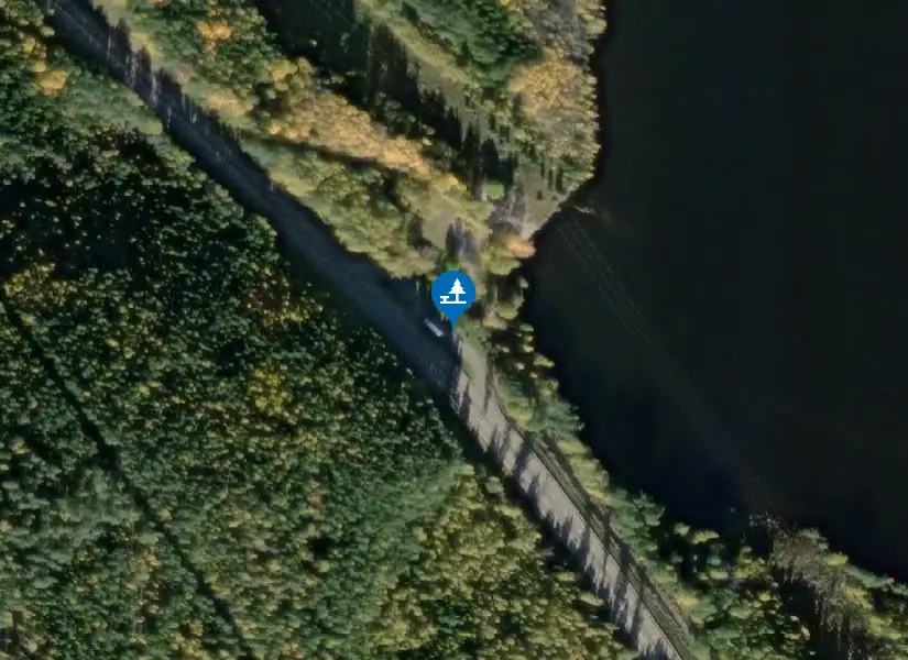 Satellitbild över Kolbäcksån