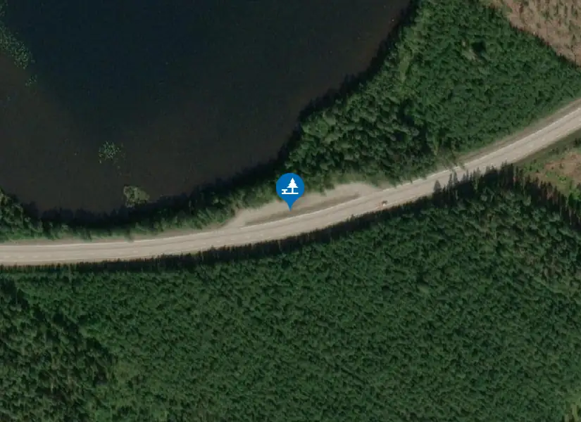 Satellitbild över Knätjärnarna