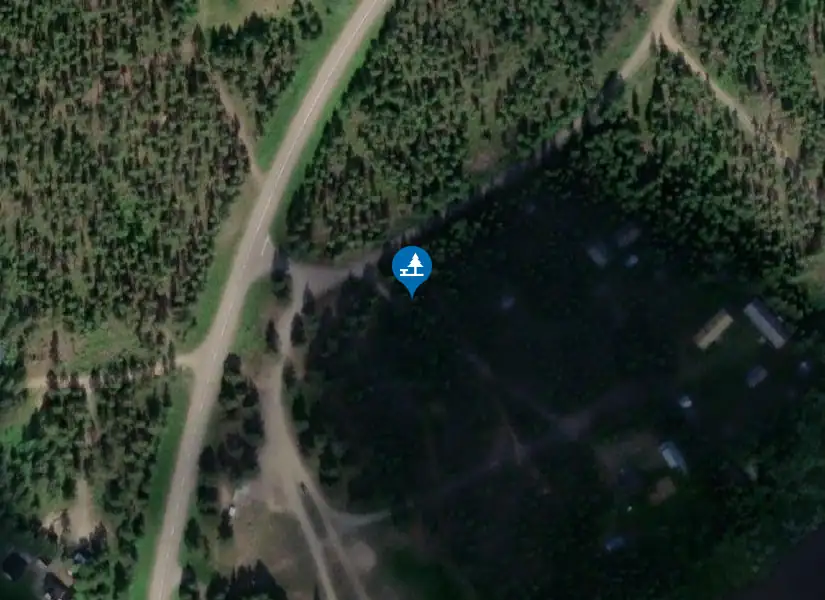 Satellitbild över Tärendö