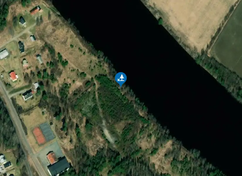 Satellitbild över Ångermanälven