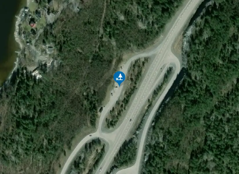 Satellitbild över Hornöberget V