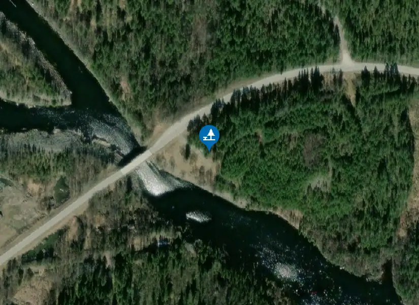 Satellitbild över Storån