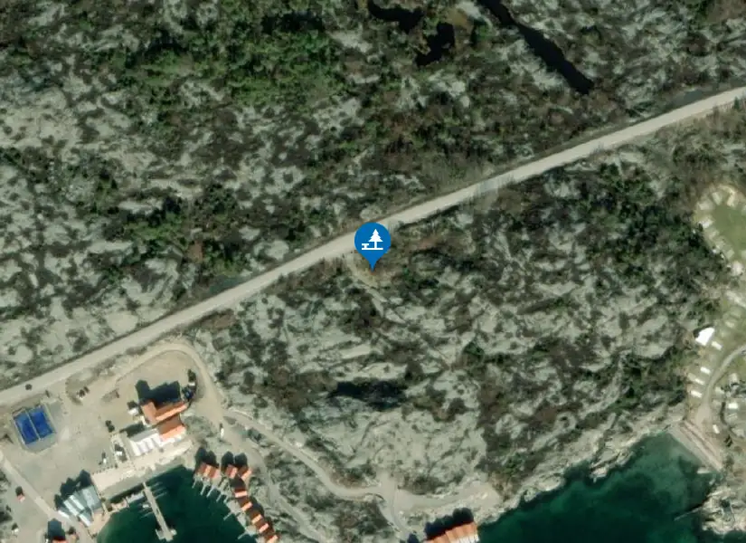 Satellitbild över Sollidsvägen