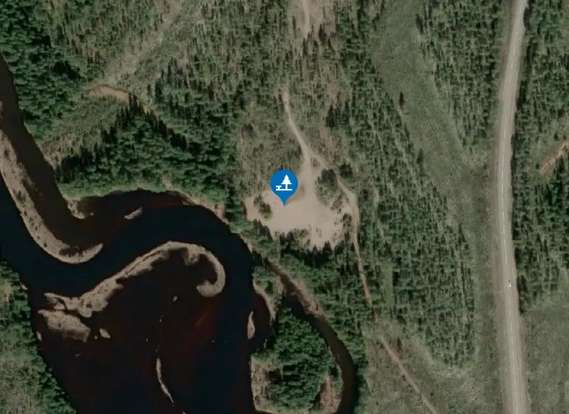 Satellitbild över Svartälven