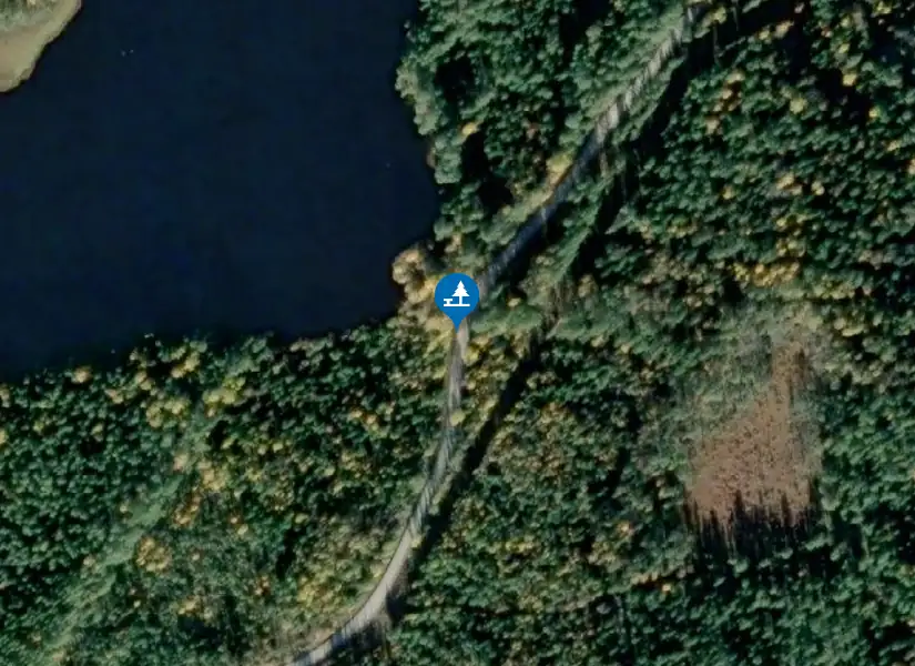 Satellitbild över Gammelbodtjärn