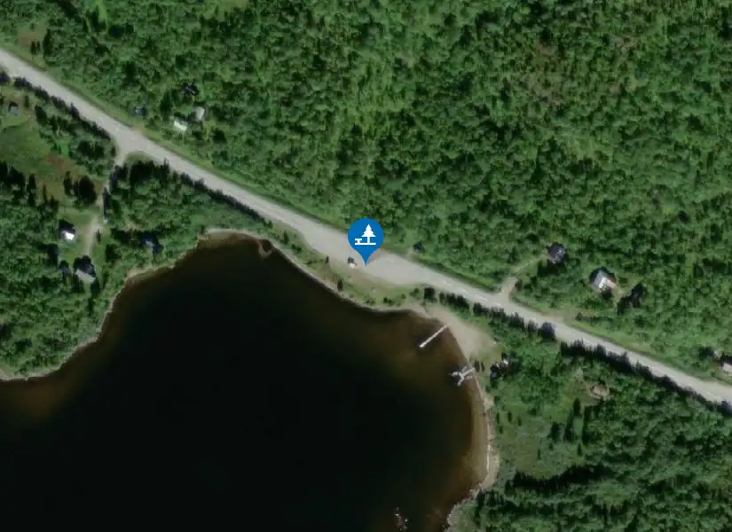 Satellitbild över Tänndalssjön