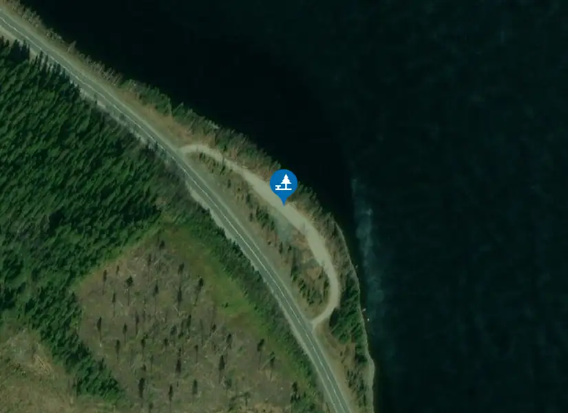 Satellitbild över Flåsjön