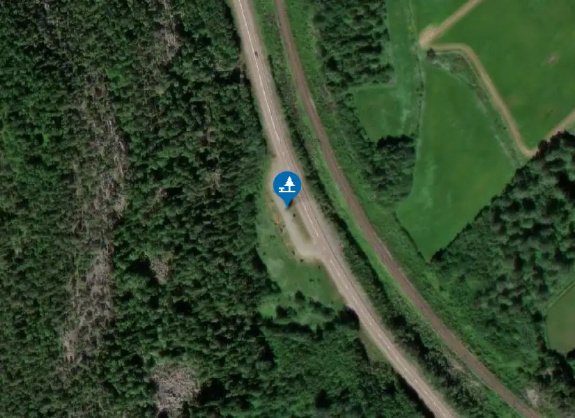 Satellitbild över Norra stambanan, Offerberg