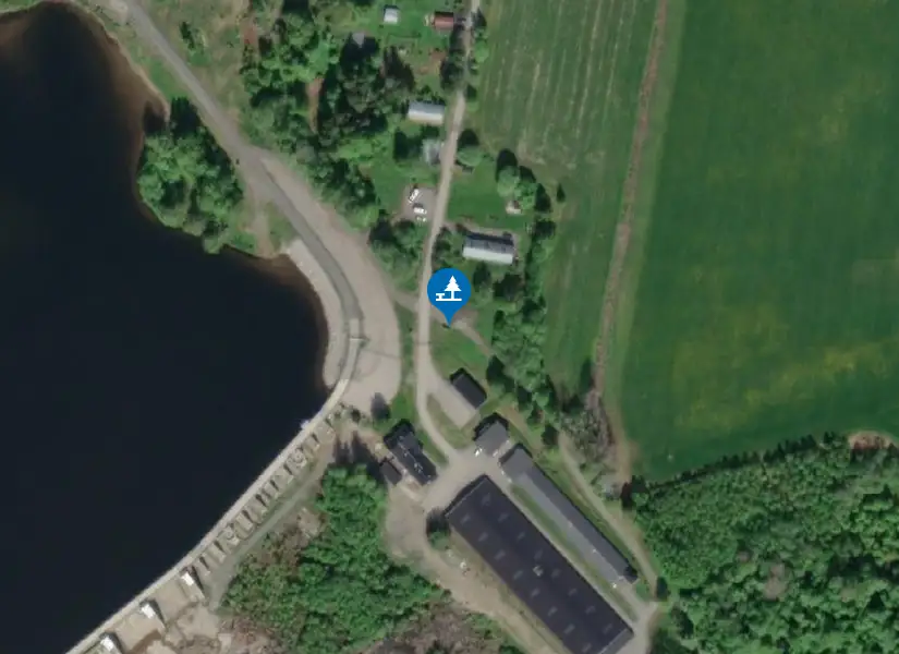 Satellitbild över Umeälven