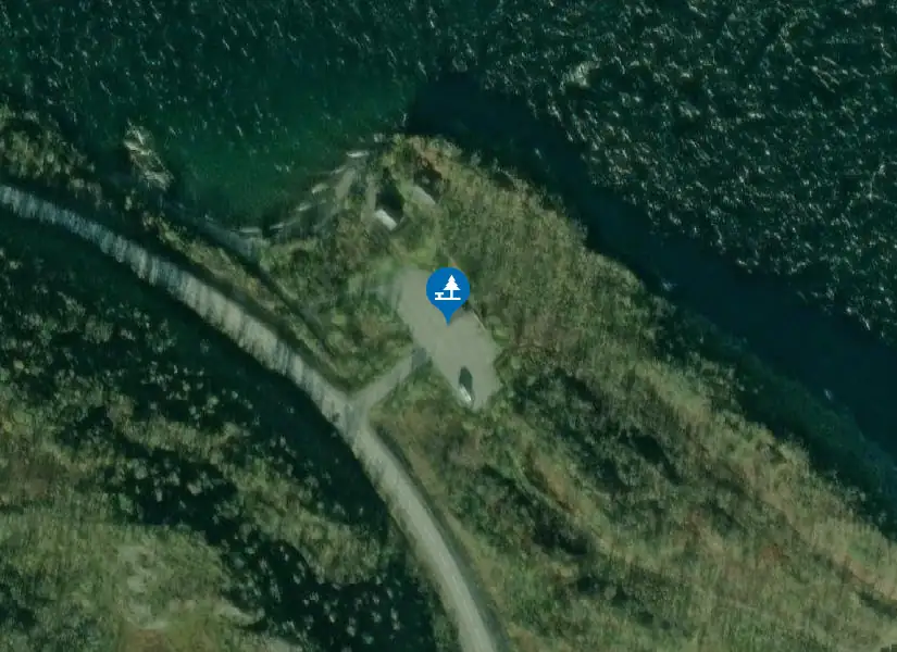 Satellitbild över Torneträsk