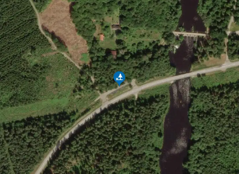 Satellitbild över Mörrumsån