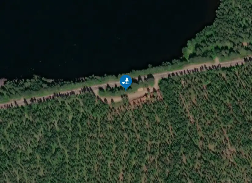 Satellitbild över Oxbergssjön