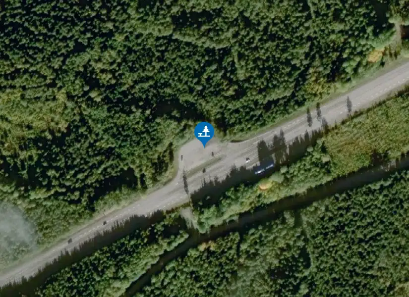 Satellitbild över Väster om Sandviken