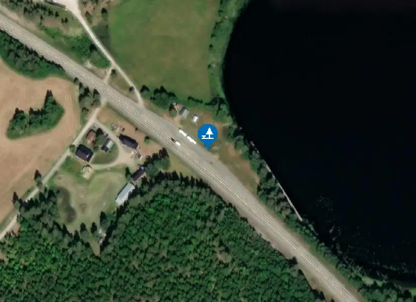 Satellitbild över Lomtjärn
