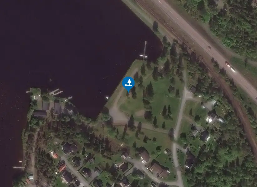 Satellitbild över Skellefteälven