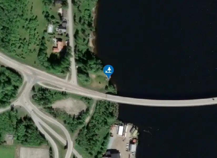 Satellitbild över Umeälven