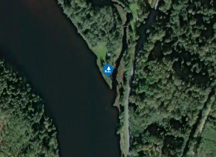 Satellitbild över Klarälven, Skymma