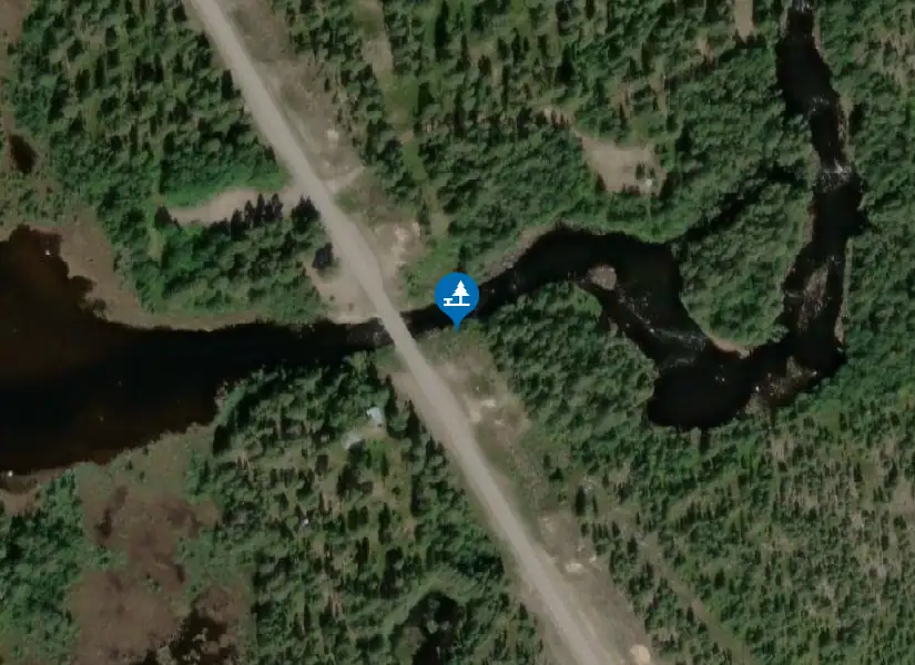 Satellitbild över Långträskälven