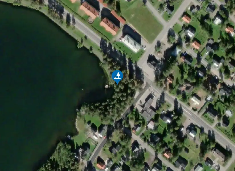 Satellitbild över Nyborgtjärnparken