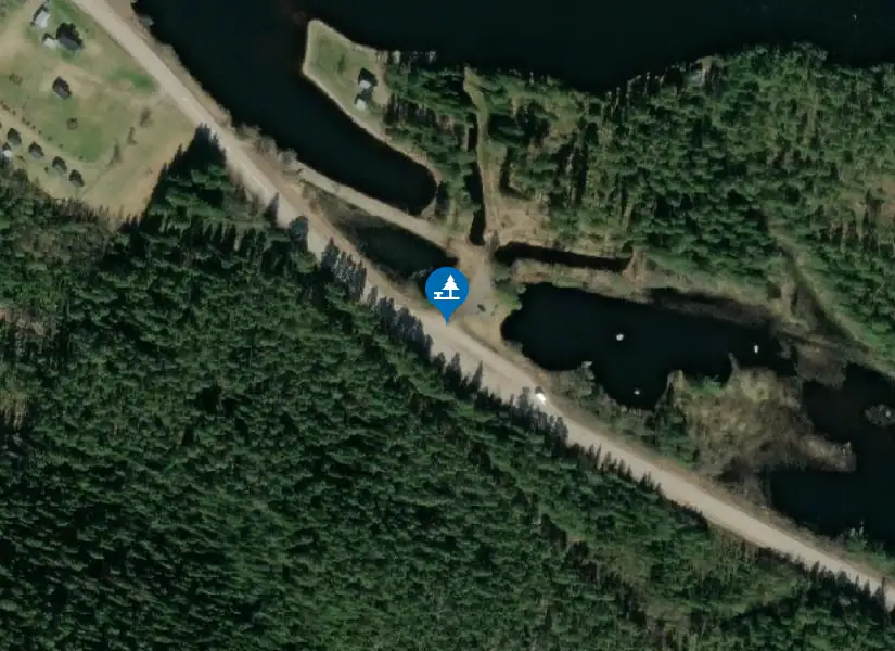 Satellitbild över Ljusnan