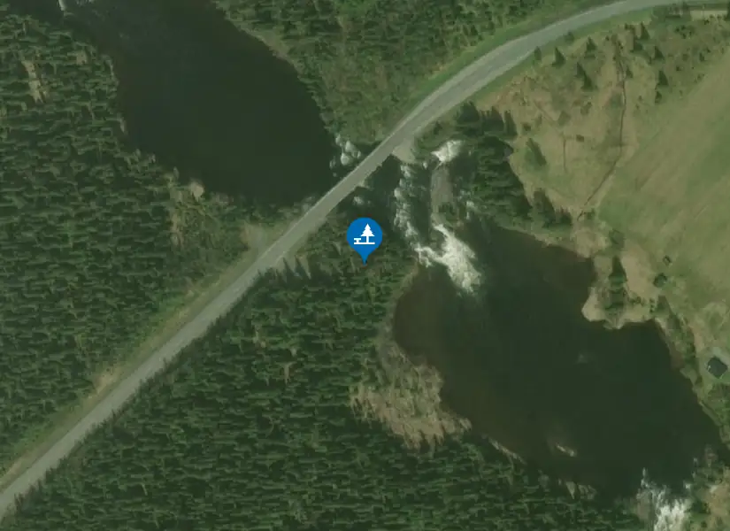 Satellitbild över Enanfors