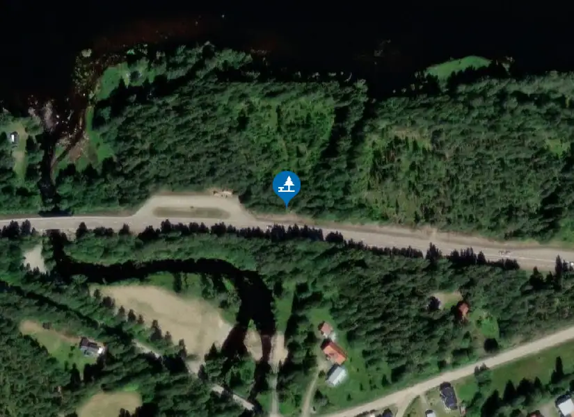 Satellitbild över Vägficka Ljusnan