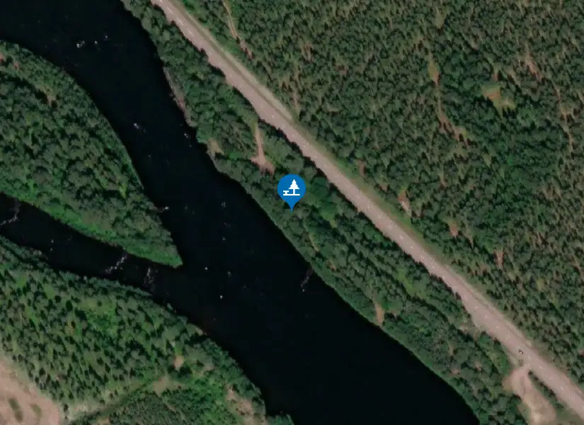 Satellitbild över Österdalälven